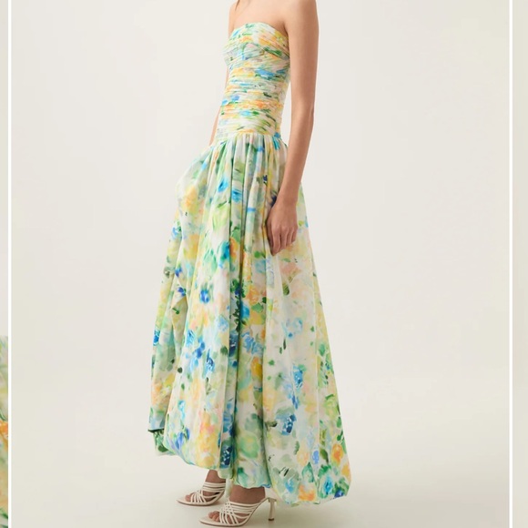 Aje Violette Bubble Hem Maxi Dress - Picture 2 of 5